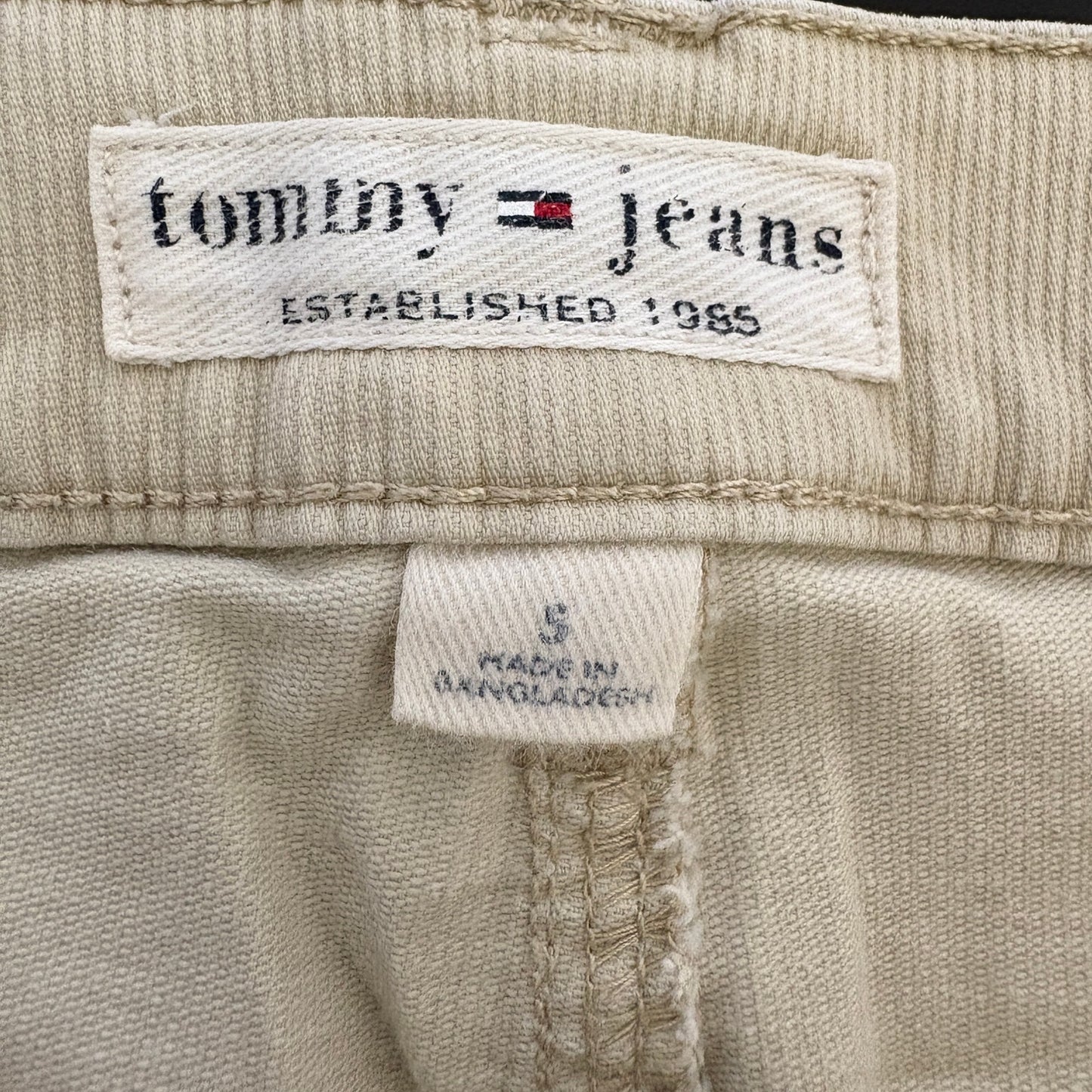 Y2K Tommy Jeans Low Rise Crop Khaki Pants - Women's Size Small