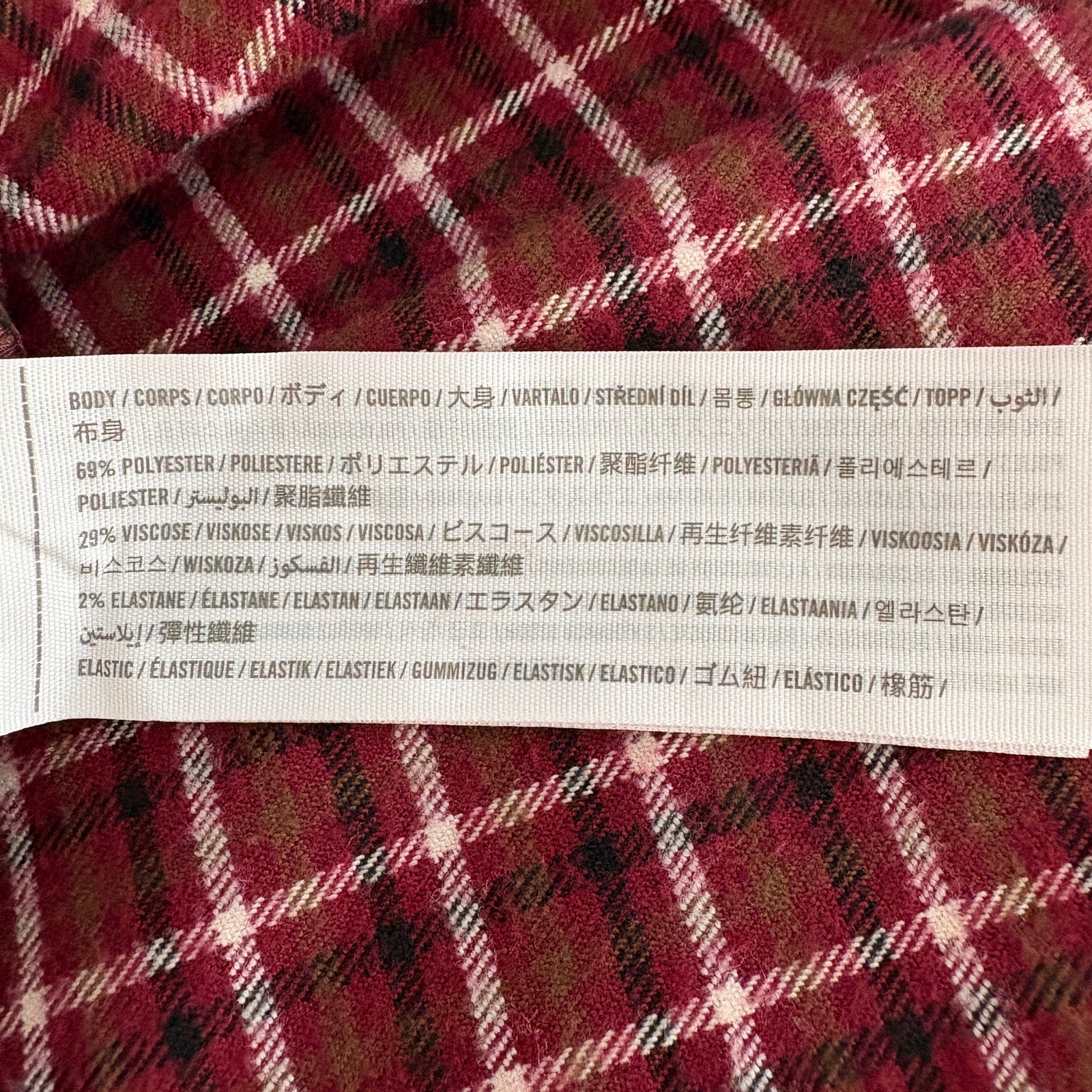 Hollister Plaid Flannel Jumper Dress - Women's Size L