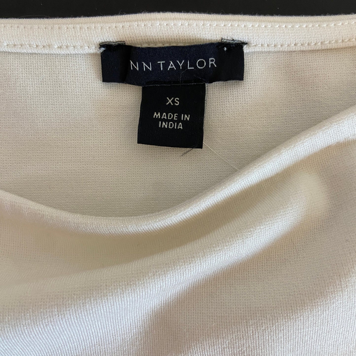 Ann Taylor Off White Cap Ruffle Sleeve Shirt - Women's Size XS