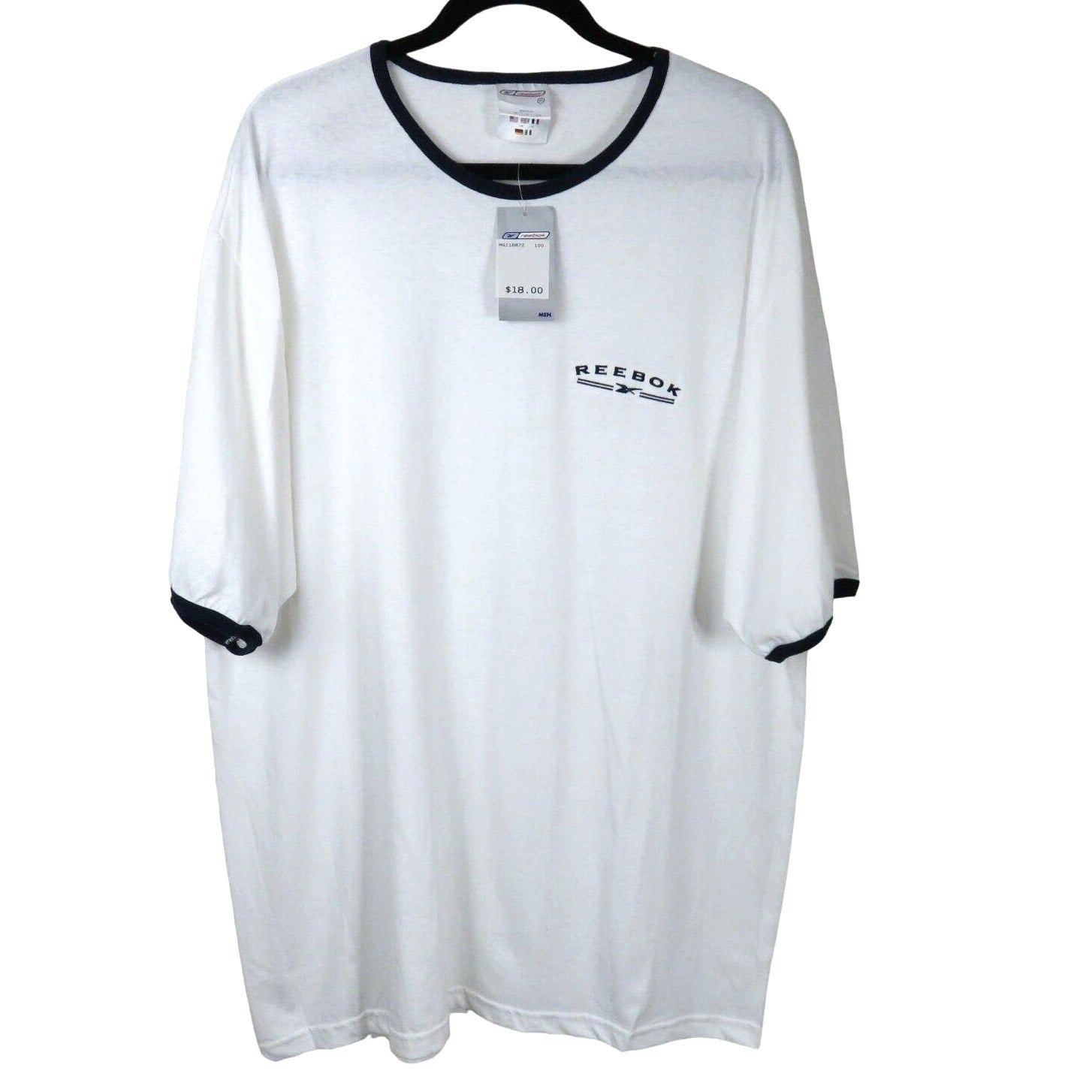 Vintage Reebok Ringer T Shirt - Men's XL