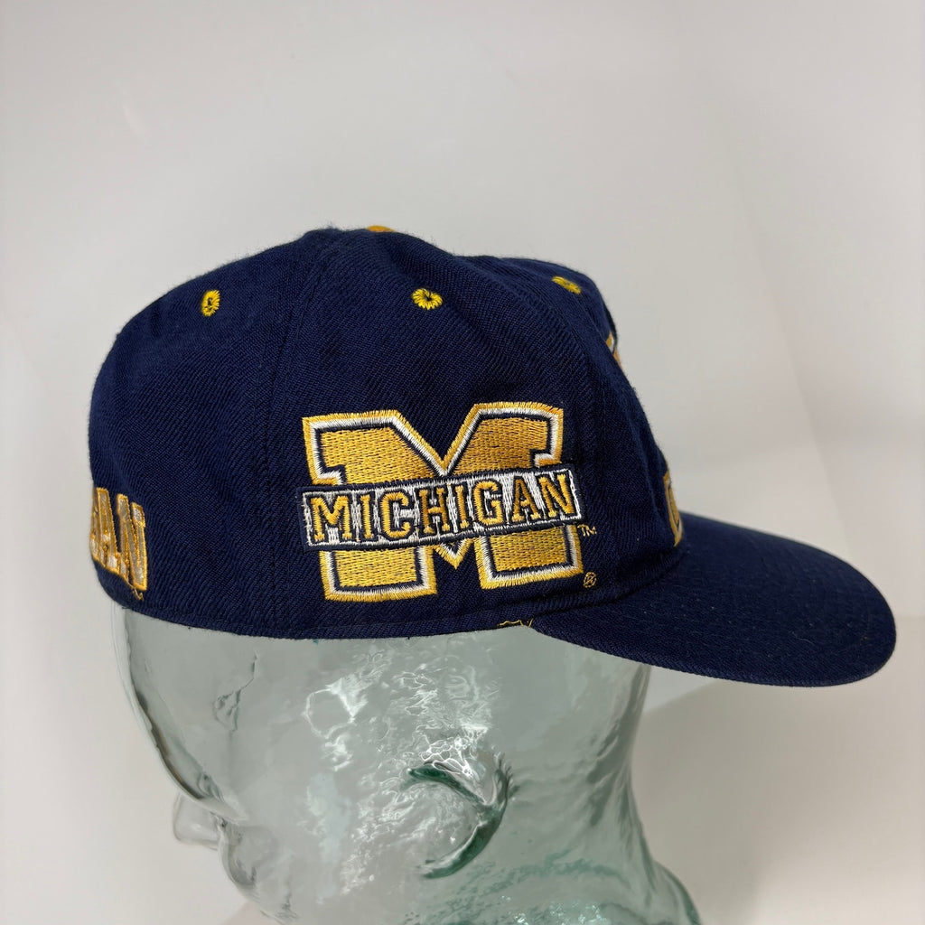 Vintage Zephyr Graf-X Michigan Big M Logo Fitted Hat 6 7/8