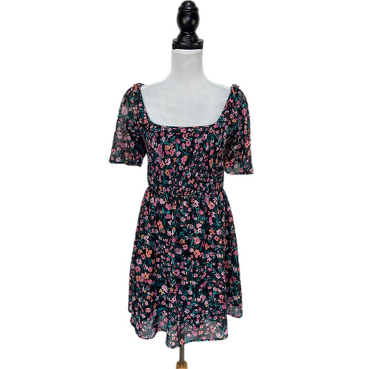 BCBG Floral Off Shoulder Smock Baby Doll Dress - Women's Size M