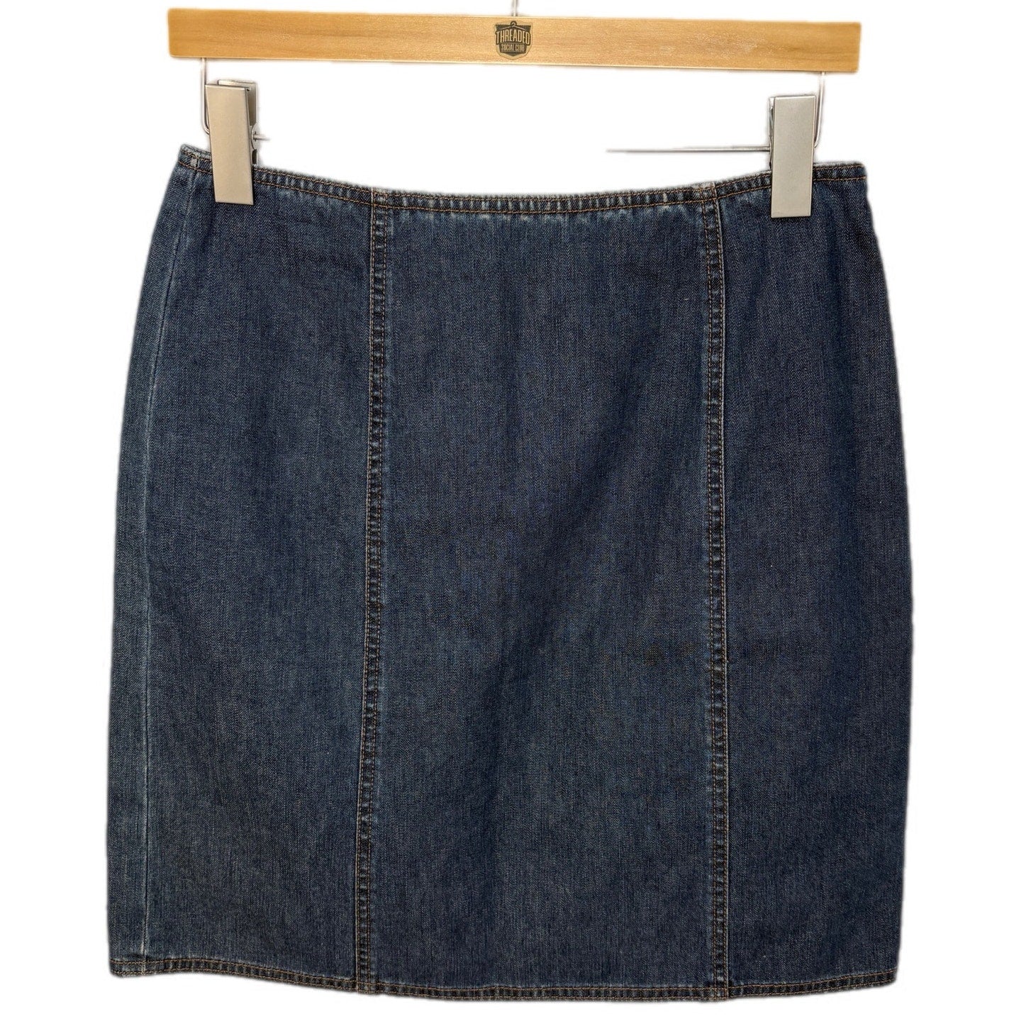 Vintage Ann Taylor Denim Panel Skirt - Women's Size 6