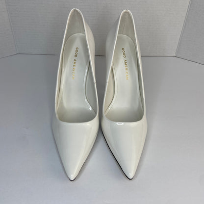 Good American Emma Heels in Ivory - Women's Size 8.5