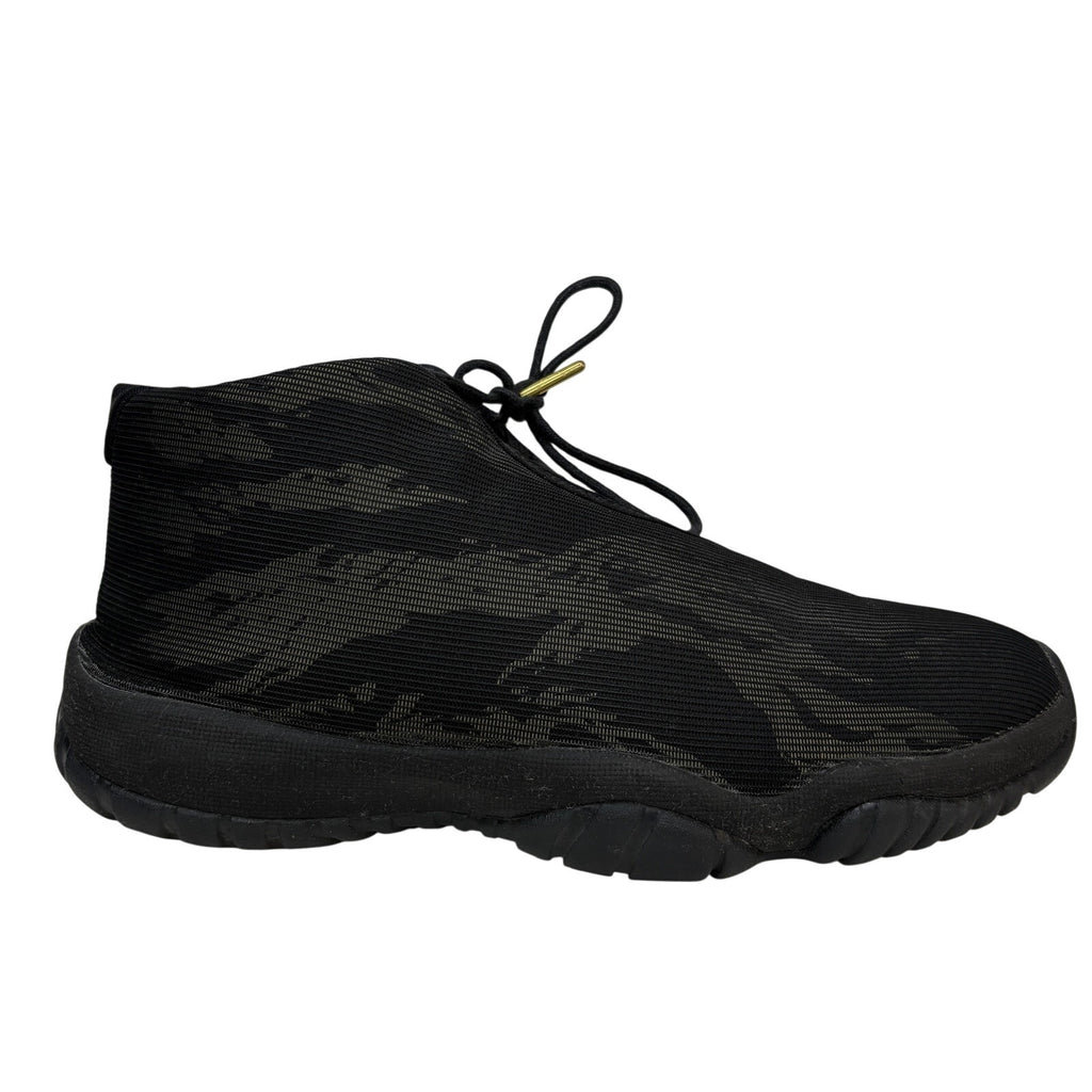 Jordan Future Black Metallic Gold Tiger Camo 656503 035 - Men's Size 9