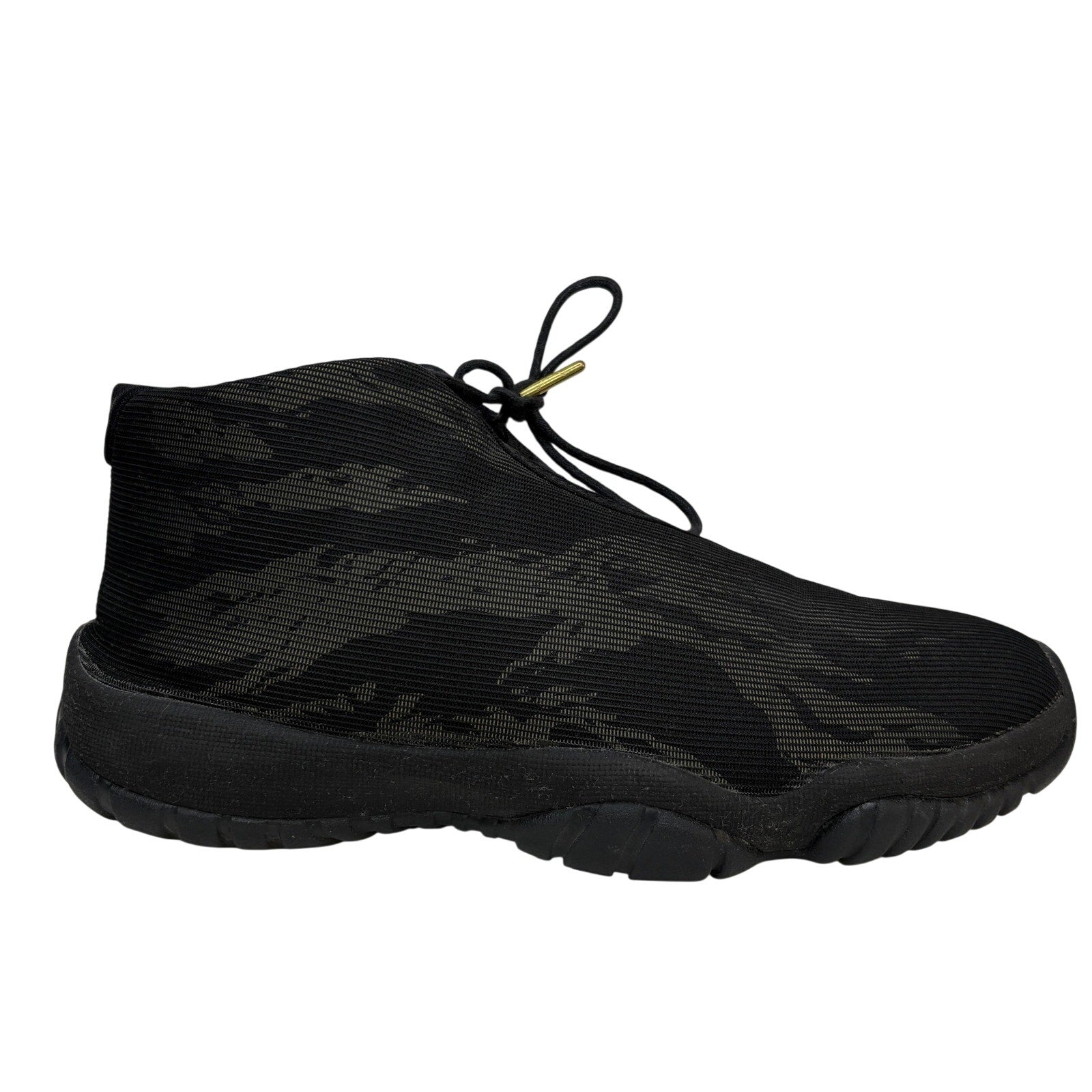 Jordan Future Black Metallic Gold Tiger Camo 656503 035 - Men's Size 9