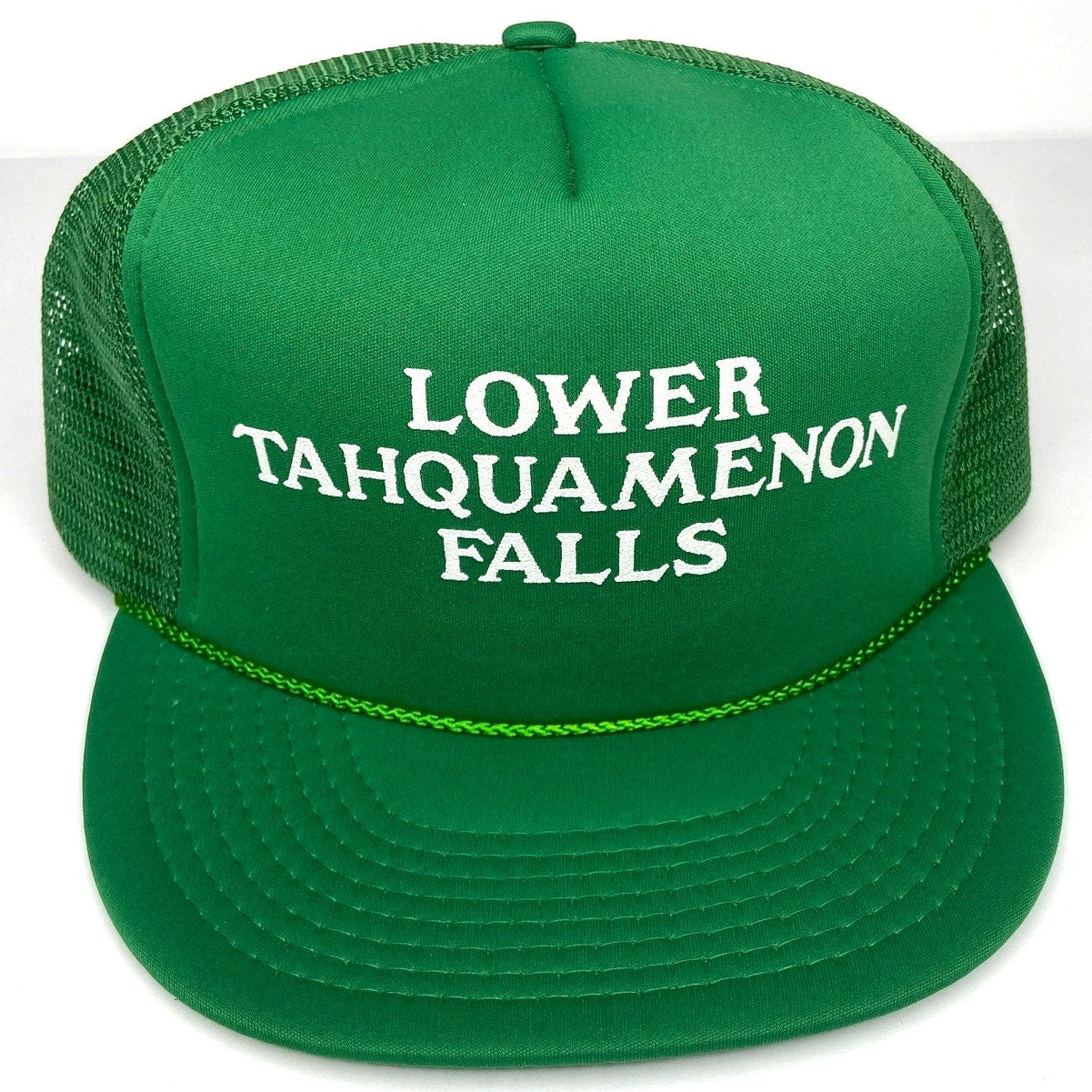 Tahquamenon Falls Green Souvenir Mesh Snapback Trucker Hat