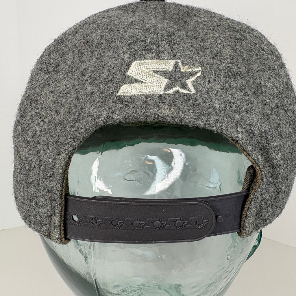 Vintage Starter Gray Wool Michigan Wolverines Snapback Hat