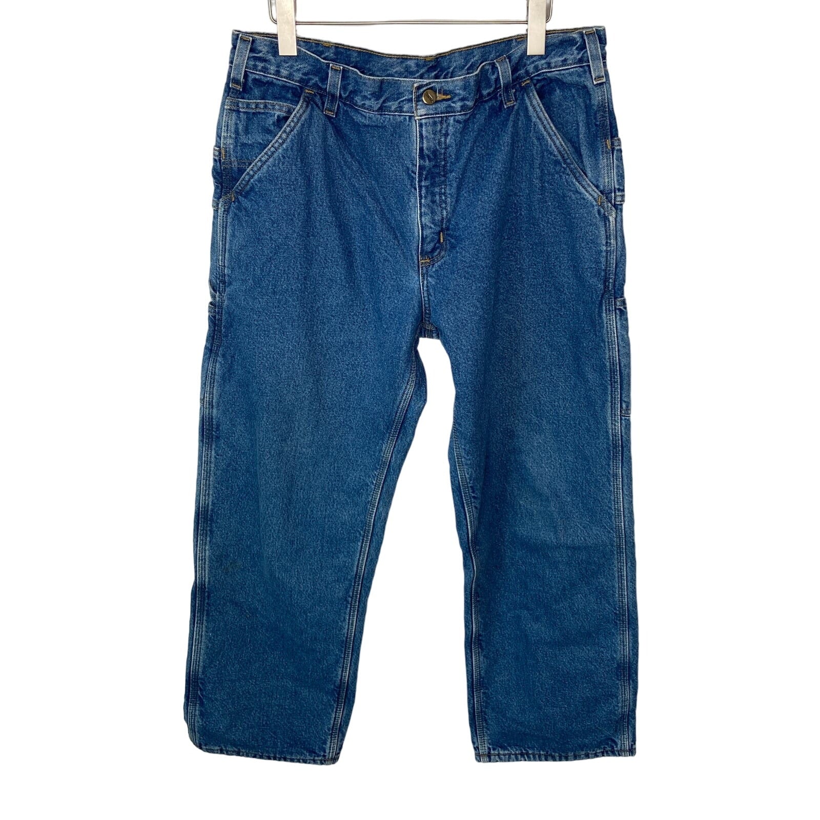 Vintage Carhartt Fleece Lined Carpenter Jeans - Men's Size 36