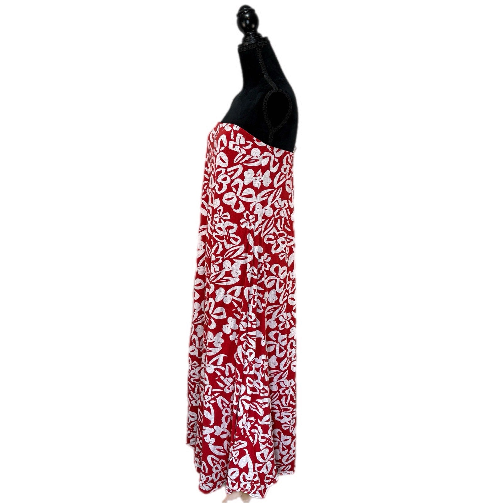 Petal + Pup Red Hawaiian Vibes Strapless Dress - Women's Size XL