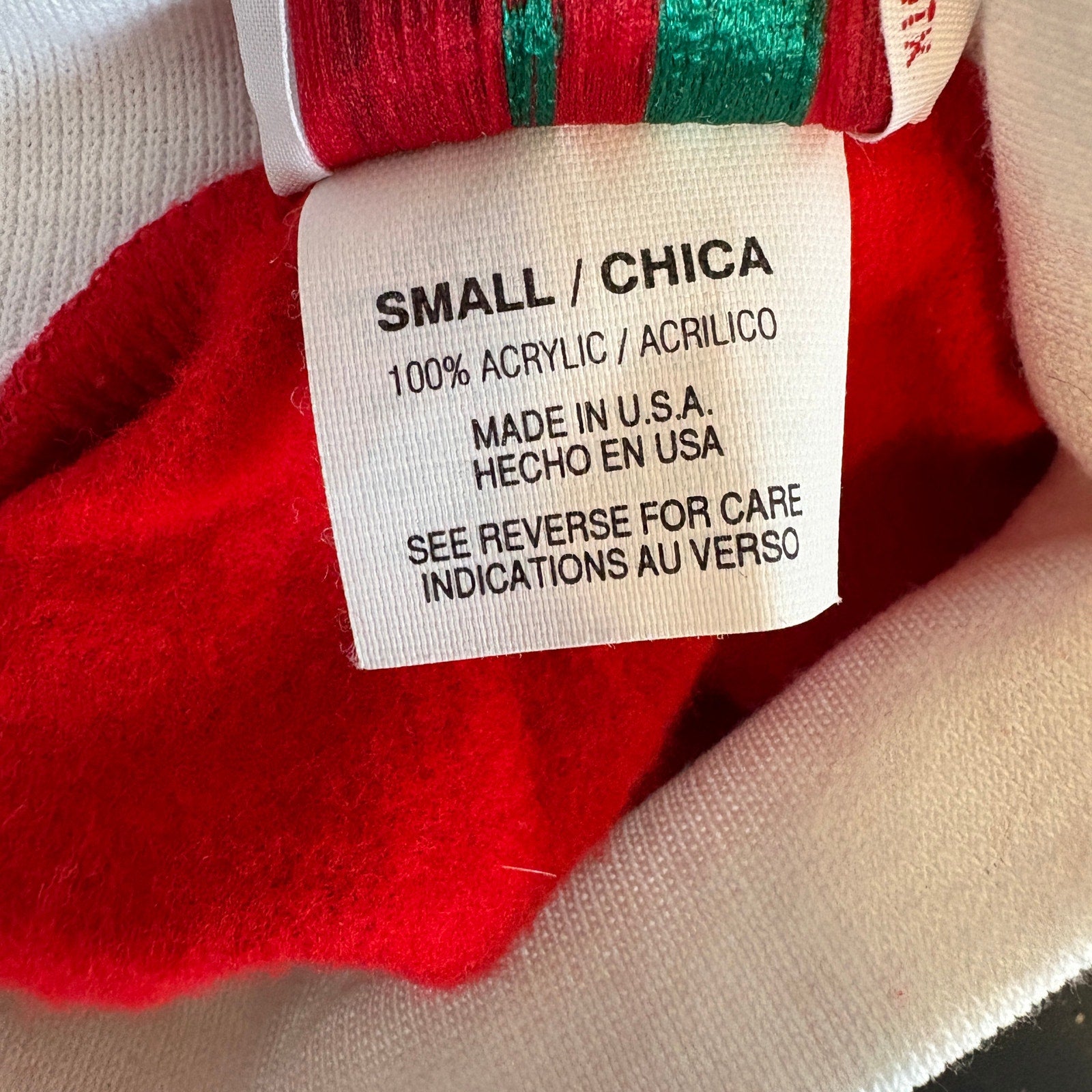 Vintage Cute Kittens Snow Skiing USA Made Mock Neck Sweatshirt - Women's Size S