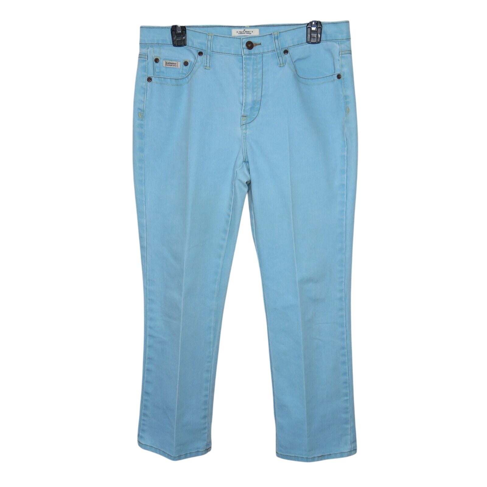 Z. Cavaricci Light Blue Straight Leg Jeans - Women's Size 8