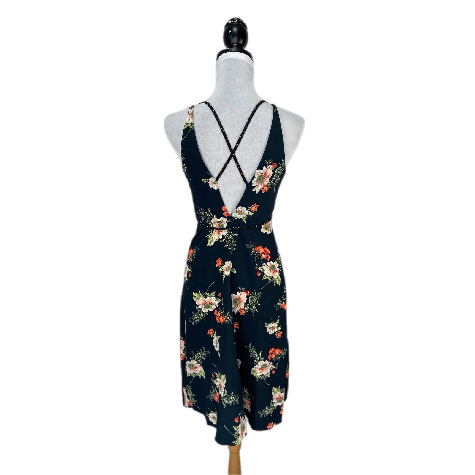 Topshop Floral Wrap Slip Dress - Women's Size 2