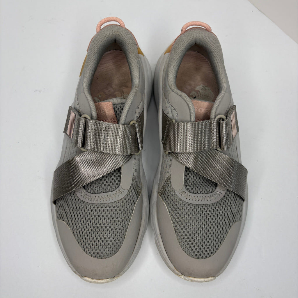 Sorel Kinetic RNEGD Gray Strap Sneaker Shoes Breathable Mesh - Women's Size 7.5