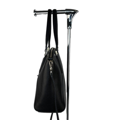 Kate Spade New York Monica Black Pebbled Leather Satchel Bag Crossbody Purse