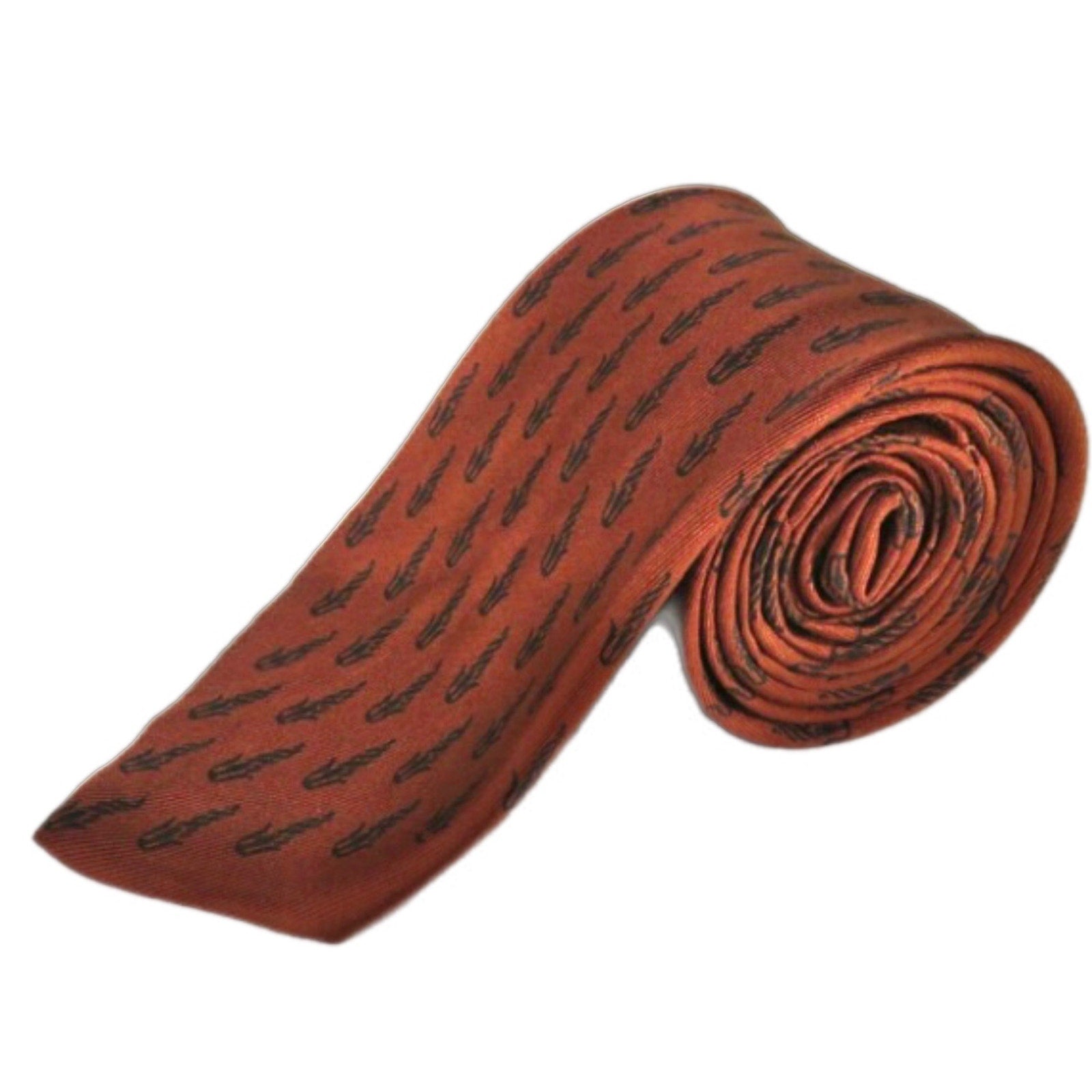 Vintage All Silk Seven Fold Patterned Men's Tie