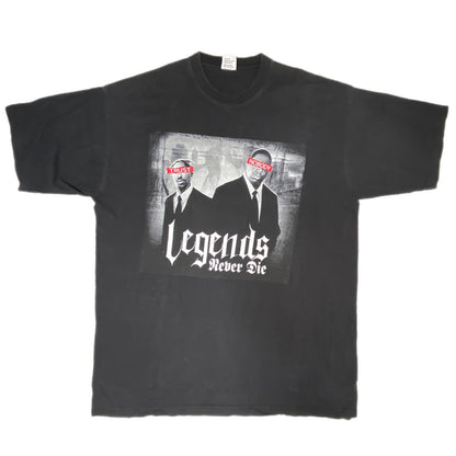 Legends Never Die 2 Pac Biggie Trust Nobody Rap T Shirt - Men's 3XL Tall