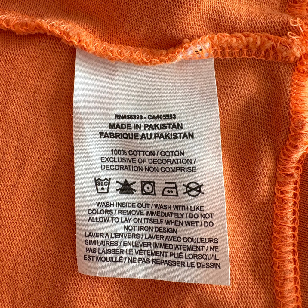 Nike Sportswear Women's Washed Hoodie CZ9854-858 in Atomic Orange - Women's M