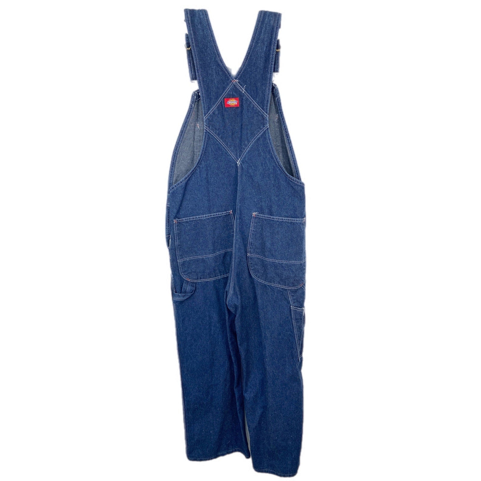 Dickies Cotton Denim Overalls - Men's Size Large