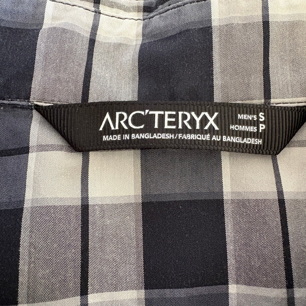 Arc'teryx Gray Plaid Short Sleeve Shirt - Men's Size S