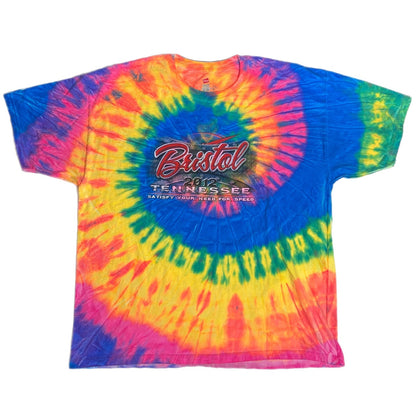 2012 Bristol Speedway Tie Die T Shirt - Men's Size 2XL