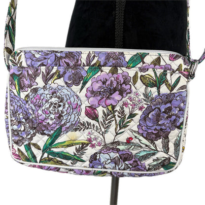 Vera Bradley Lavender Meadow Ladybugs Little Hipster Crossbody
