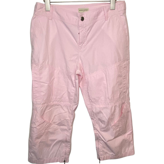 Y2K Pink Cropped Cargo Pants - Women's Size 10