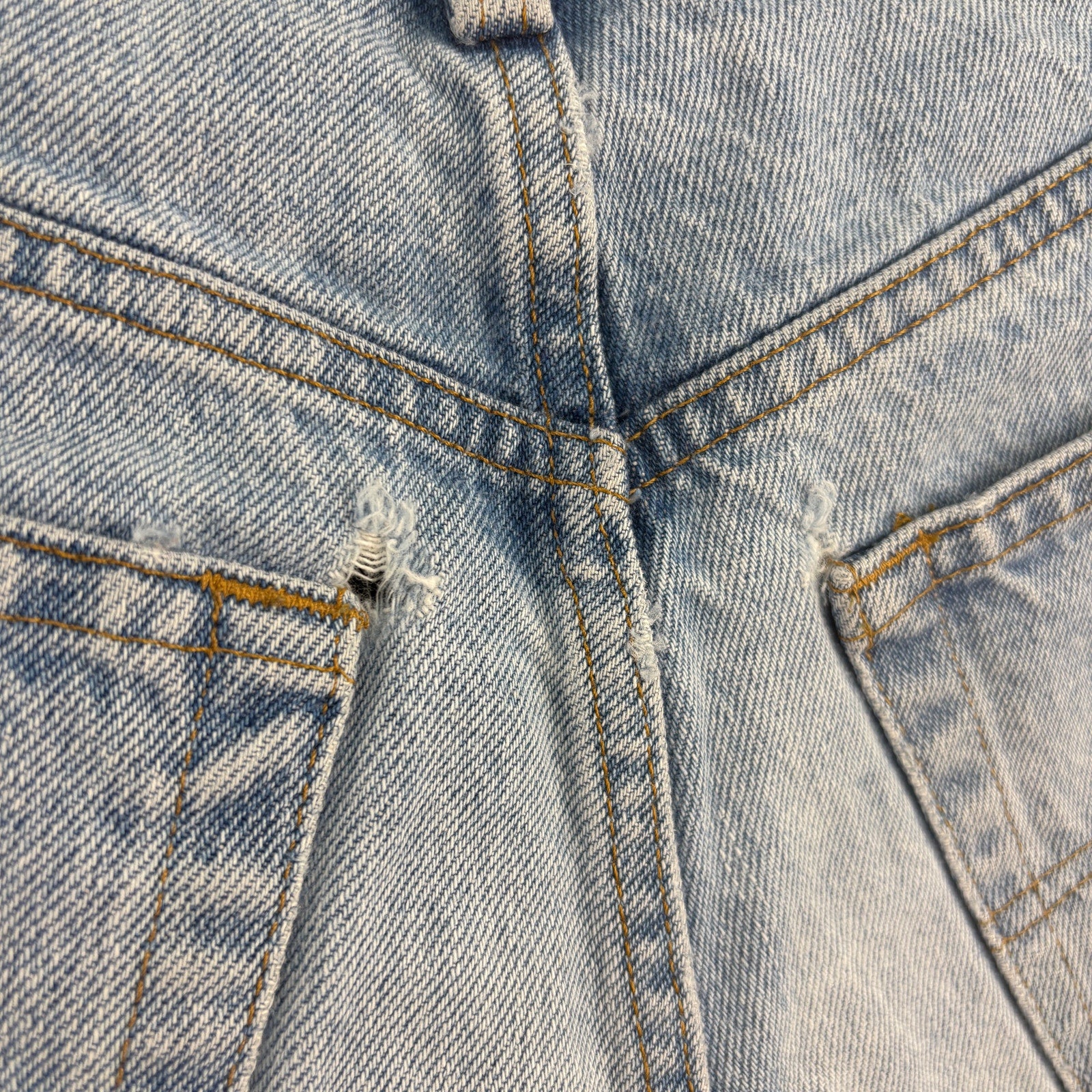 Vintage Express Cuffed High Waist Jean Shorts - Women's Size 7/8