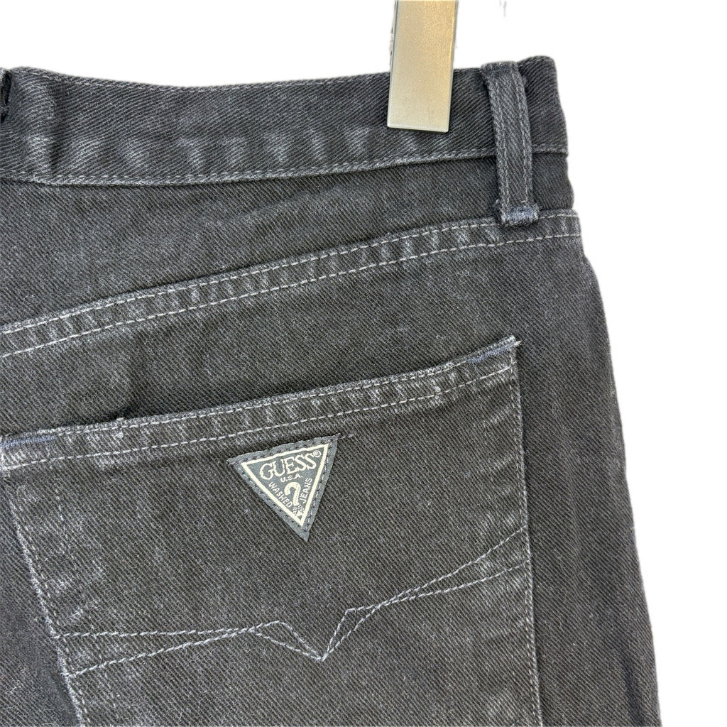Y2K Guess Boyfriend Black Jean Shorts - Women's Size 31