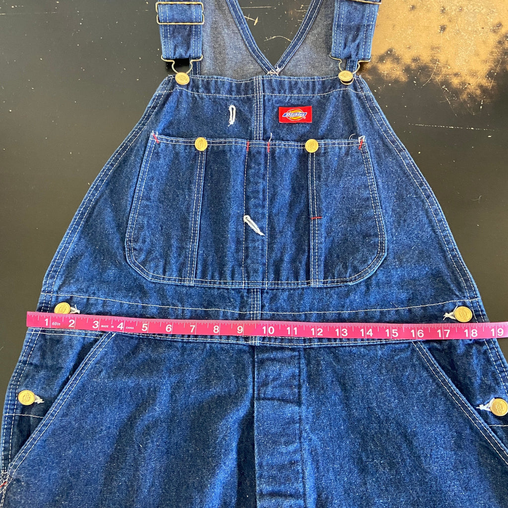 Dickies Cotton Denim Overalls - Men's Size Large