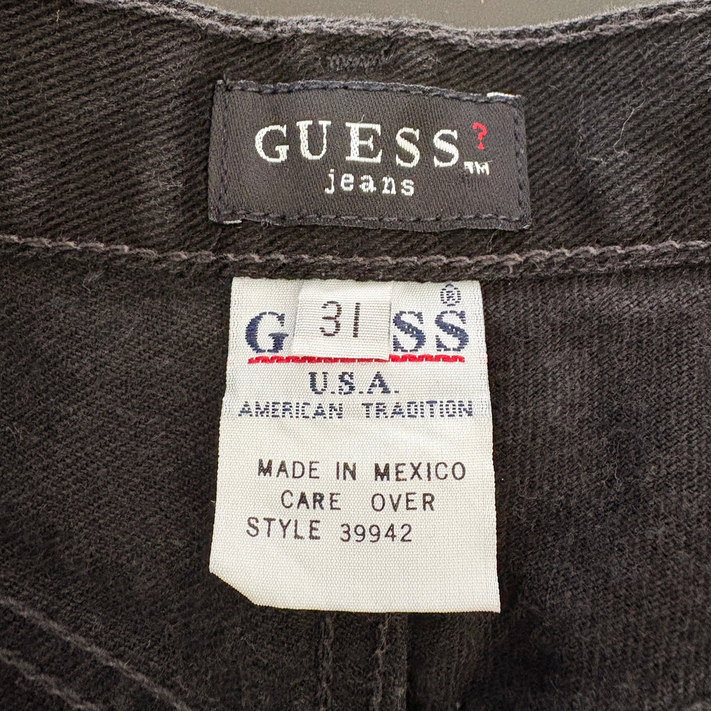 Y2K Guess Boyfriend Black Jean Shorts - Women's Size 31