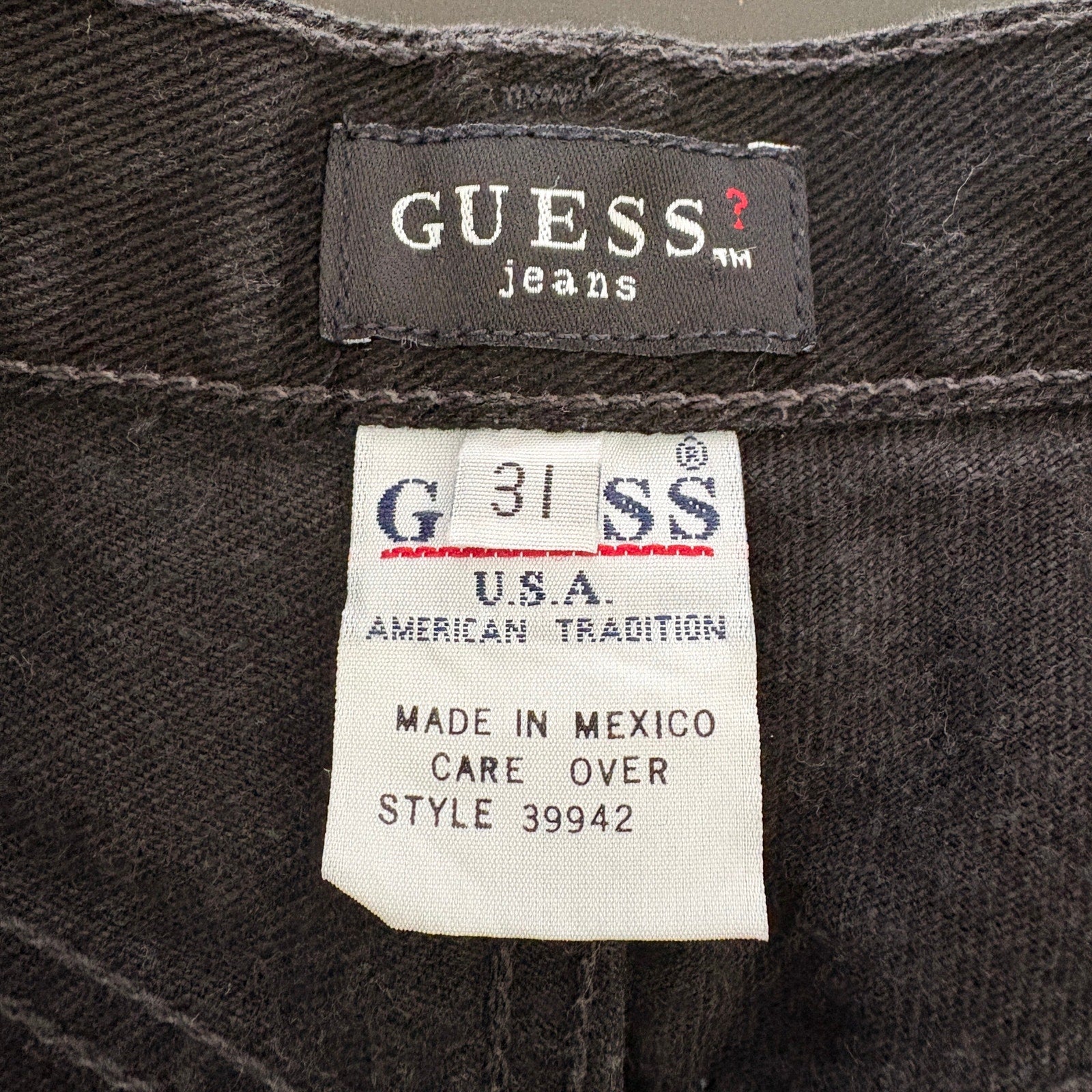 Y2K Guess Boyfriend Black Jean Shorts - Women's Size 31