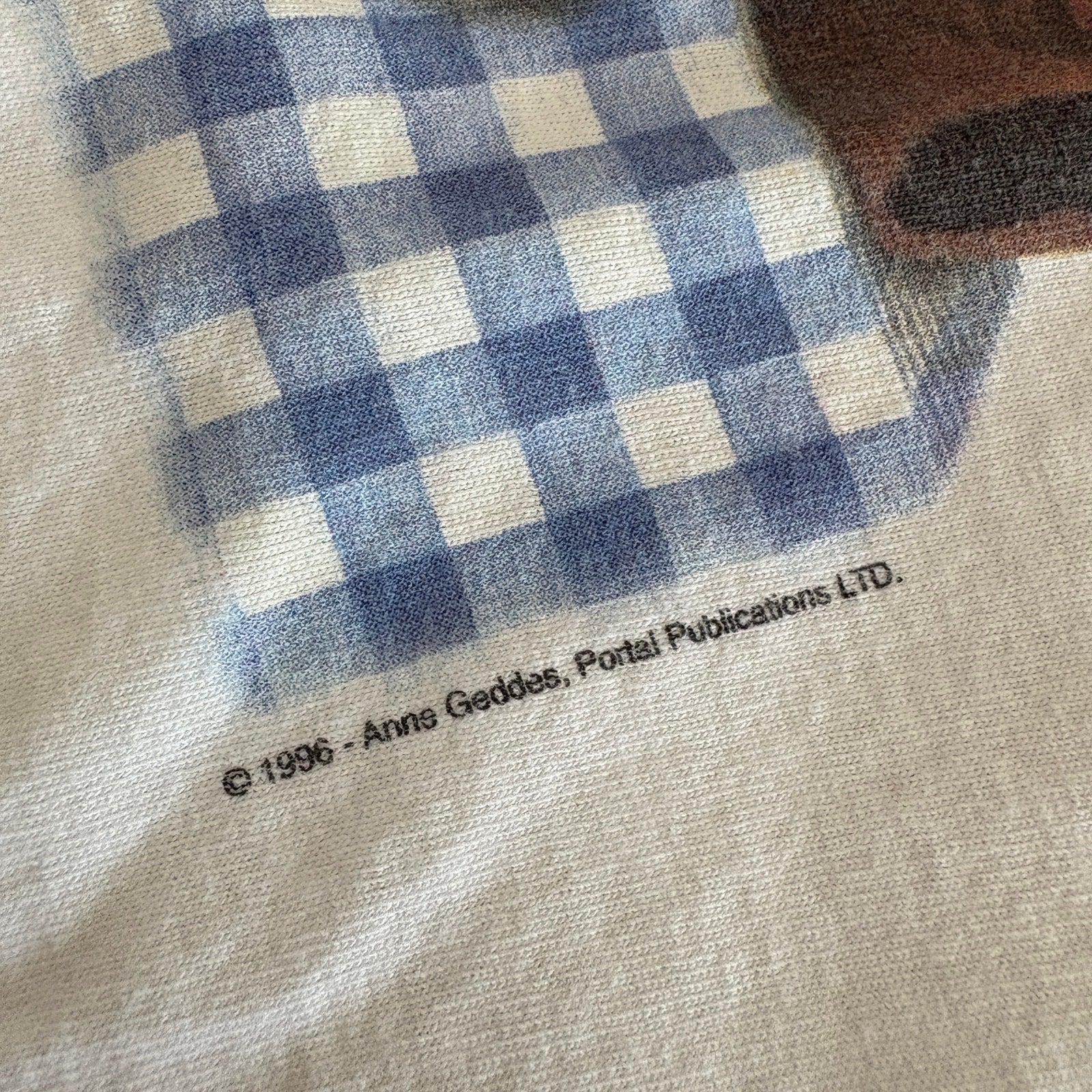 Vintage 90s Single Stitch Anne Geddes Baby Bears Sleep T Shirt - Women's O/S