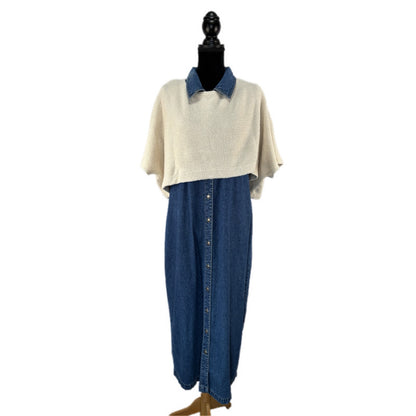 Woolrich Sleeveless Denim Shirt Dress - Women's Size L