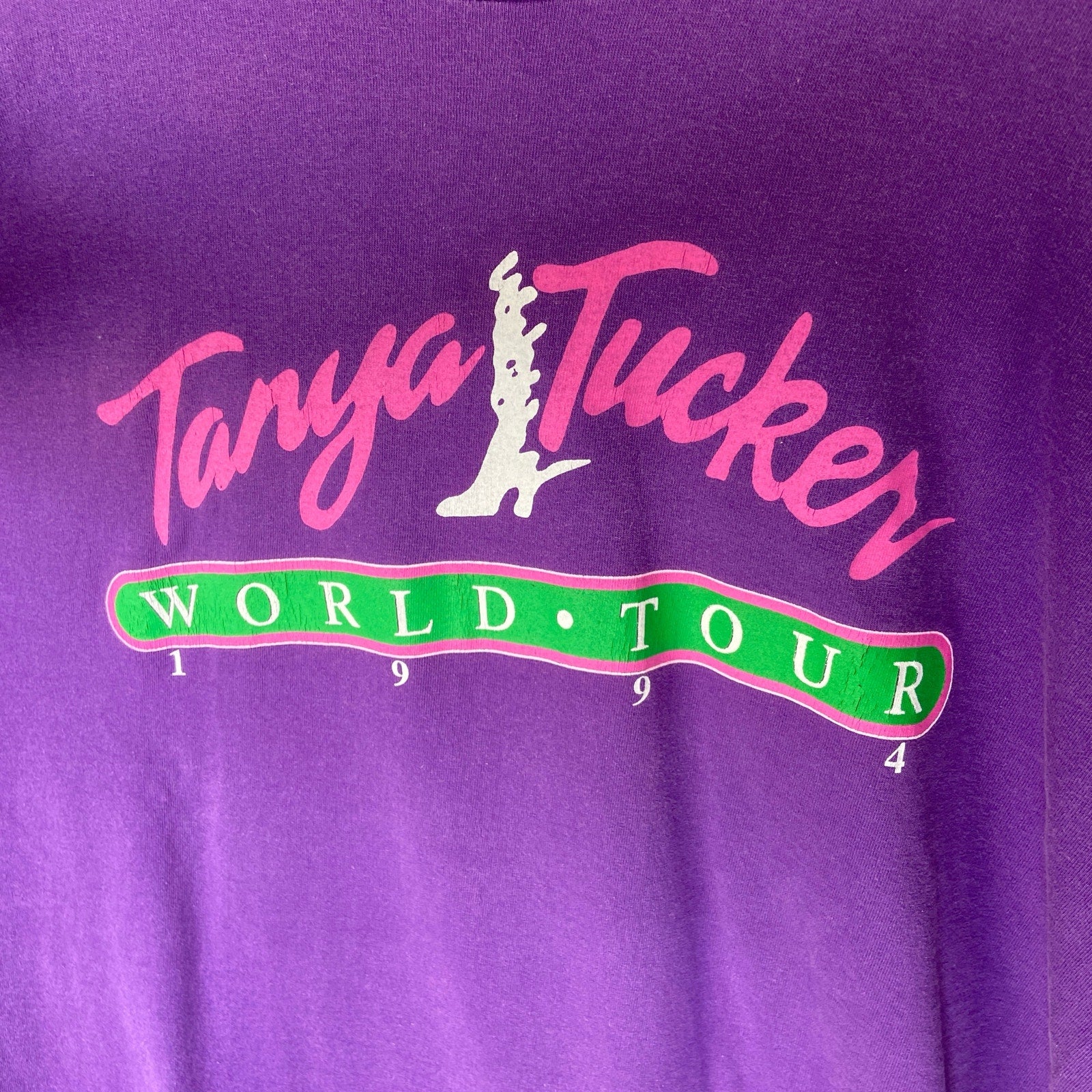 American Vintage Single Stitch Tanya Tucker World Tour 1994 - Adult Size XL