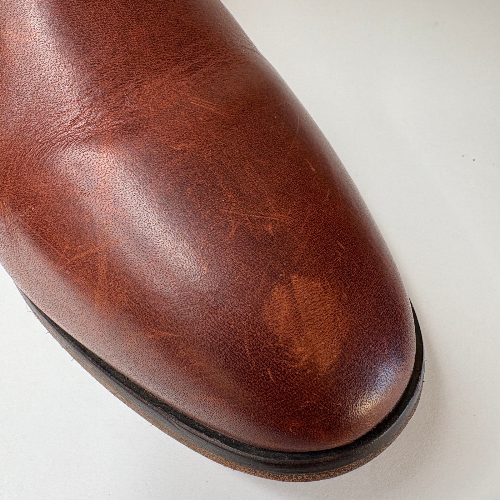 Brown Leather Suede Tall Riding Boots - Women's Size 8