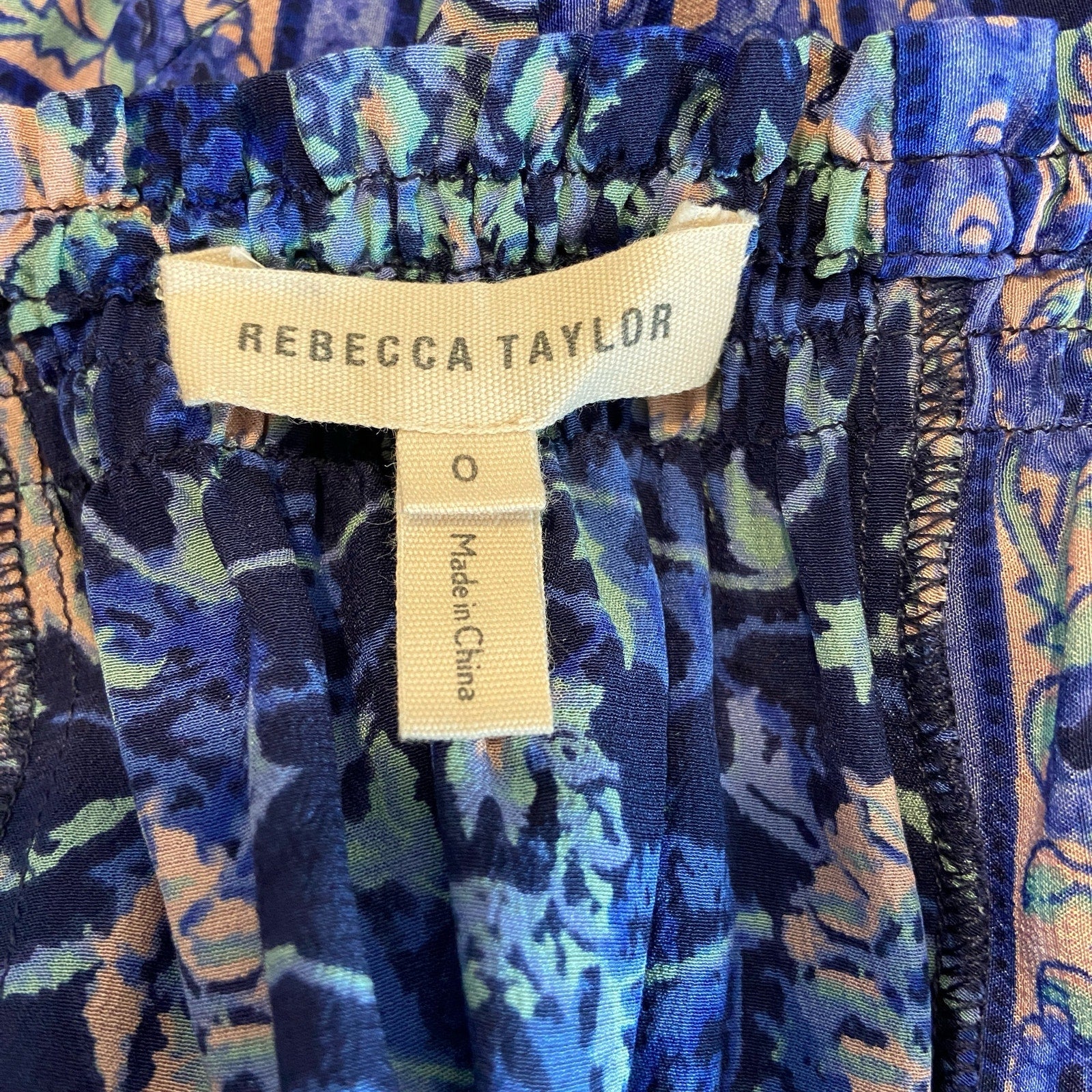 Rebecca Taylor Silk Abstract Halter Sleeveless Midi Dress - Women's Size 0