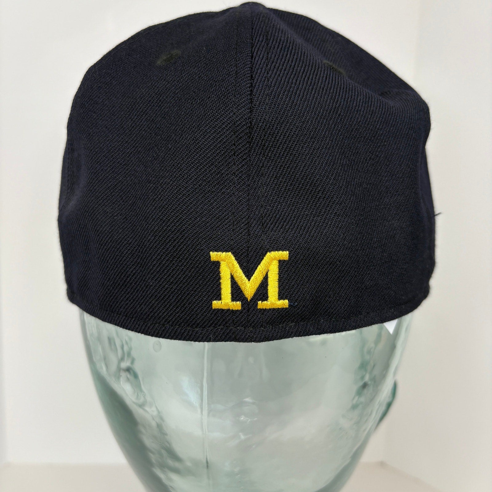 New Era University of Michigan Dark Blue Fitted Hat 6 7/8