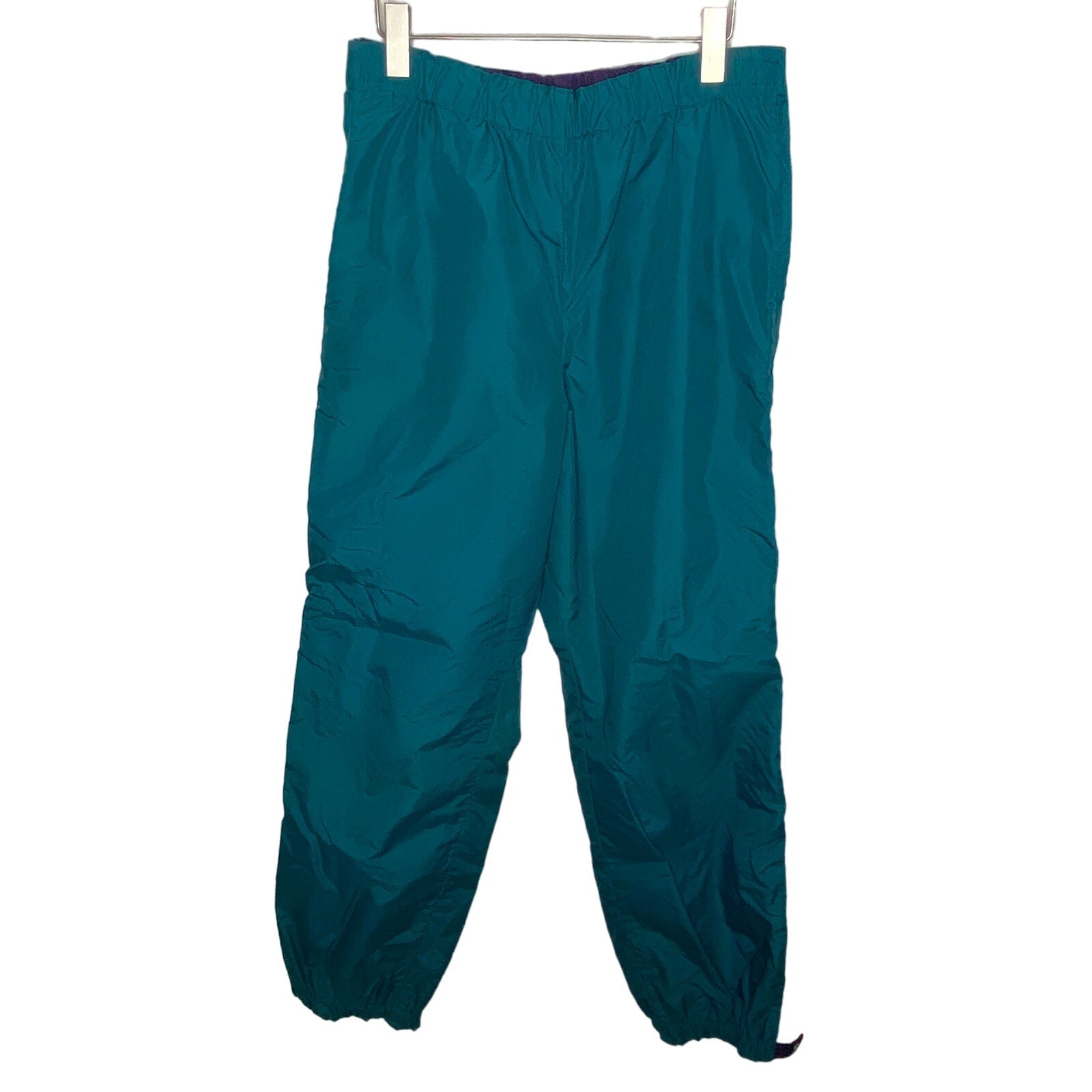 Vintage Columbia Reversible Nylon Snow Ski Pants Full Side Zip - Men's Size L