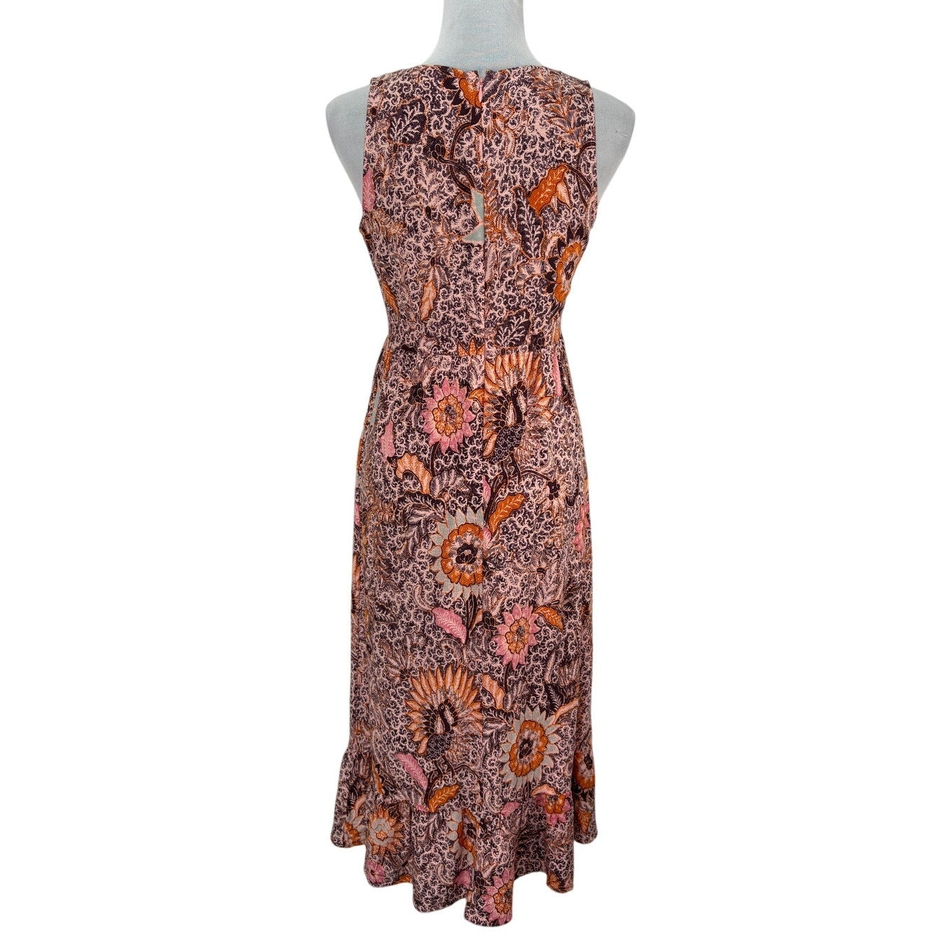 Madewell Boho Floral Sleeveless Midi Dress - Women's Size 00