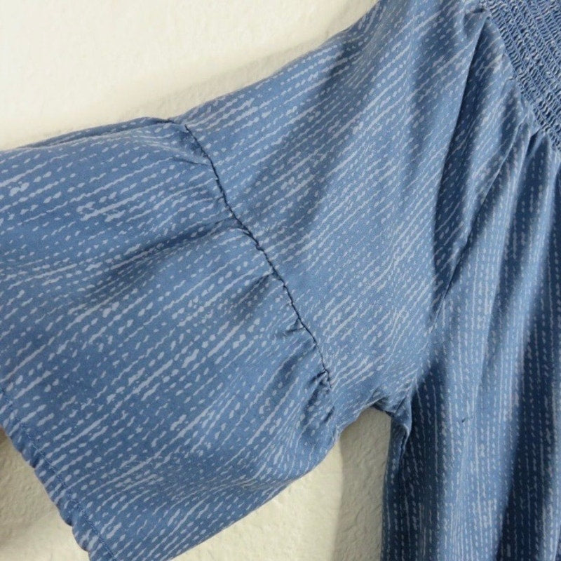 Prana Off Shoulder Stretch Waist Blouson Dress - Women's Size L