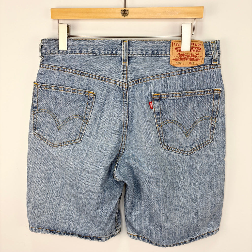 Levi's 550 Relaxed Fit Jean Shorts - Men's Size 34