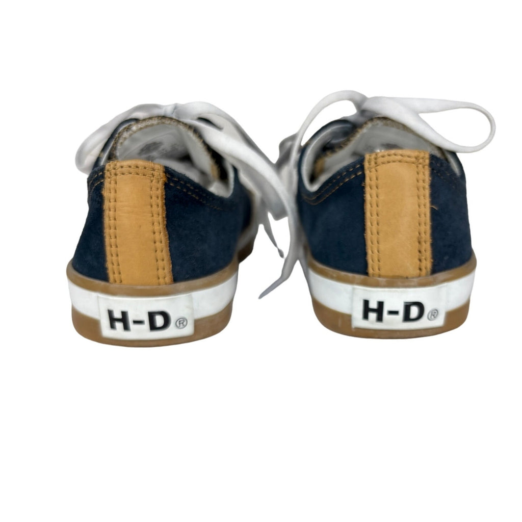 Harley-Davidson Burleigh Blue Suede Sneakers - Women's Size 8.5