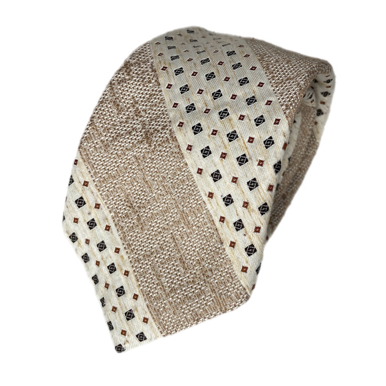 Vintage Retro Pattern Marc de Paris Men's Tie