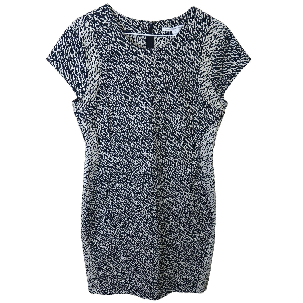 Diane von Furstenberg Cap Sleeve Sheath Dress - Women's Size 12