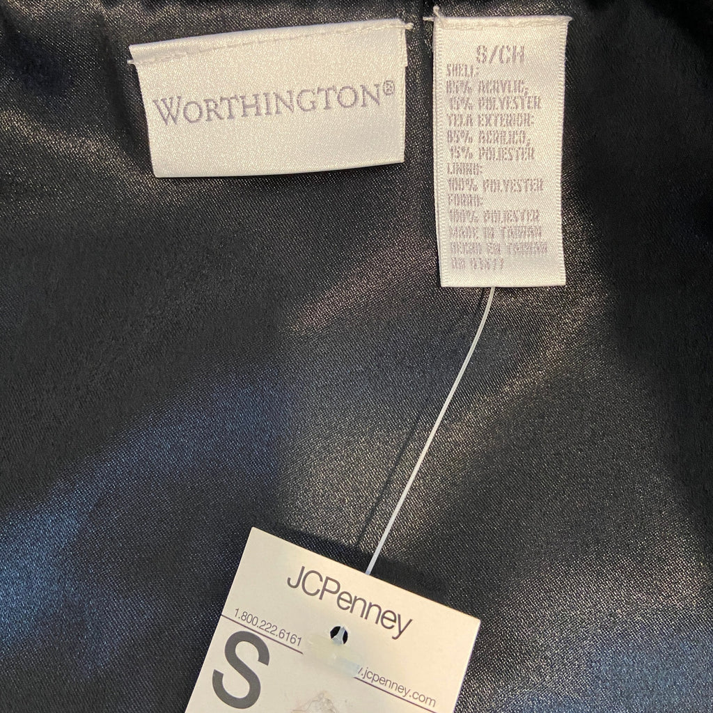 Mob Wife Chic Black Faux Fur Vest NWT - Women's Size S