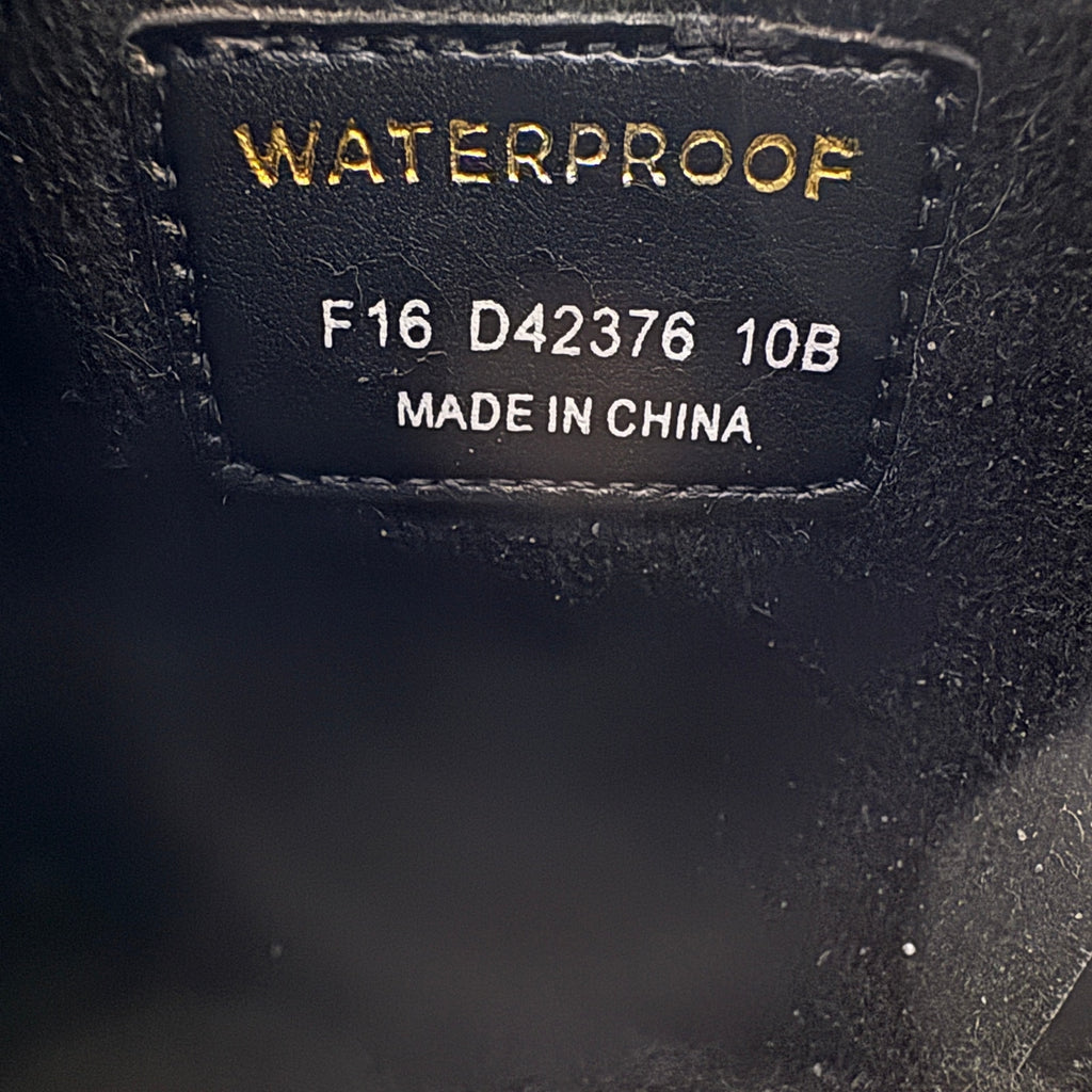 Cole Haan Faux Fur Lined Waterproof Ankle Wedge Booties - Women's Size 10B