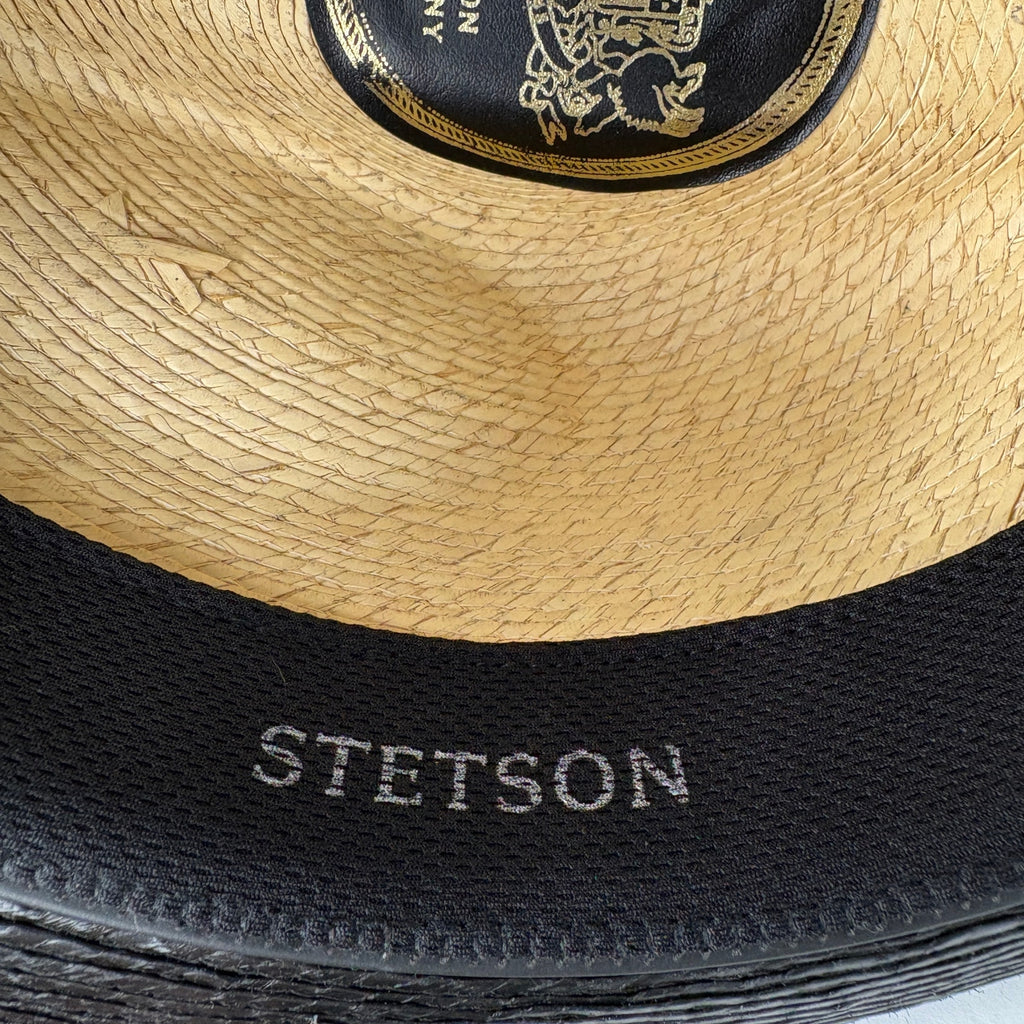 Stetson Staycation Two-Tone Straw Fedora | Men's Summer Hat | Threaded Social Club