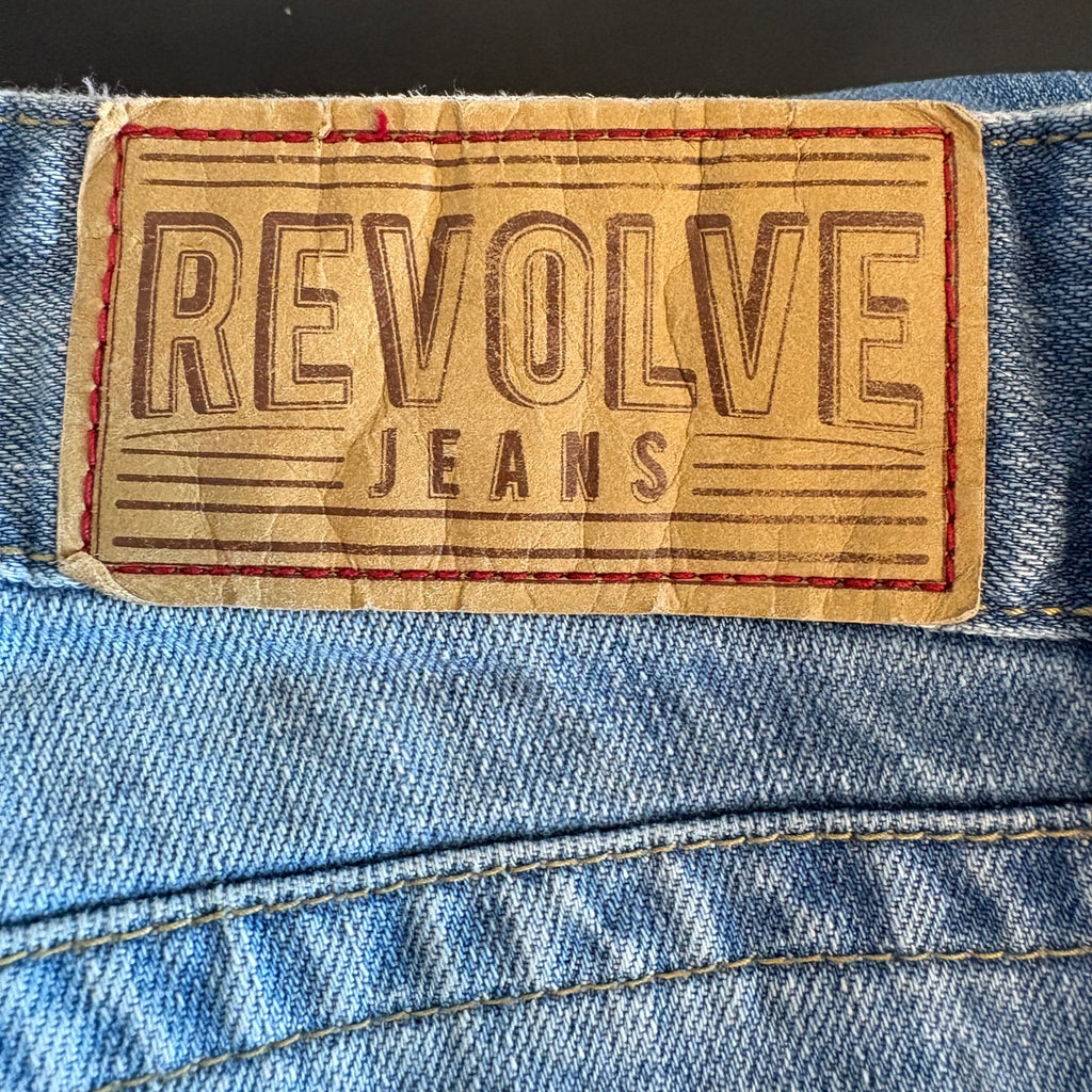 Revolve Straight Leg Light Wash Jeans - Men's 38x32