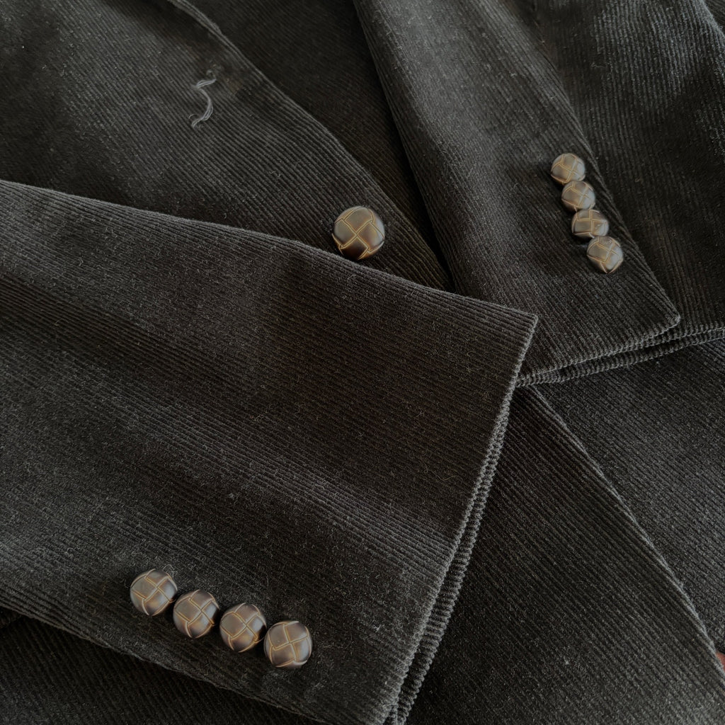 Ralph Lauren Black Corduroy Blazer - Men's Size 42L